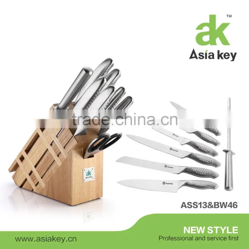 New coming handle 7 pcs stainless steel cutlery set knife set