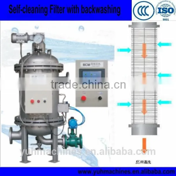 Auto Self Clean Strainer/Self-Cleaning Strainer/Backflush Filter With Wedge Screen