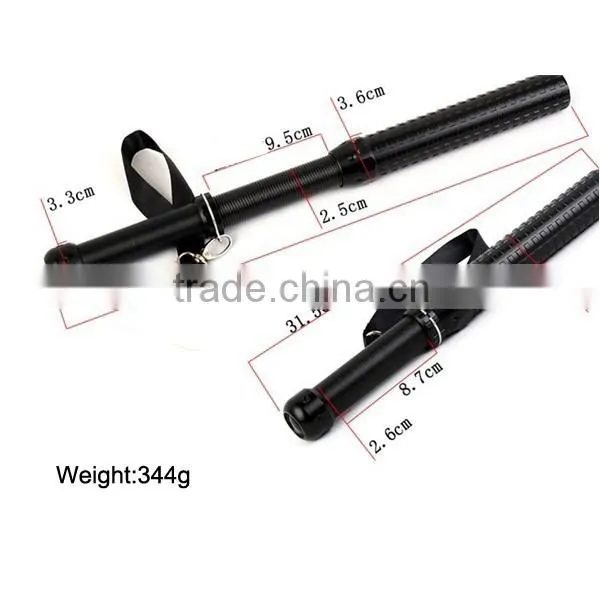 1180 multi-function self-defense rechargeable baseball shape 3w led torch