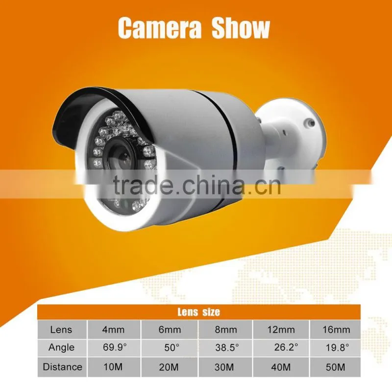 Chinese security system Camera Bullet 1080P Waterproof AHD TVI CCTV camera