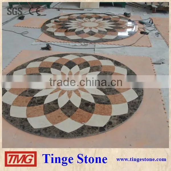 High Grade Water Jet Marble Medallion for Interior projects