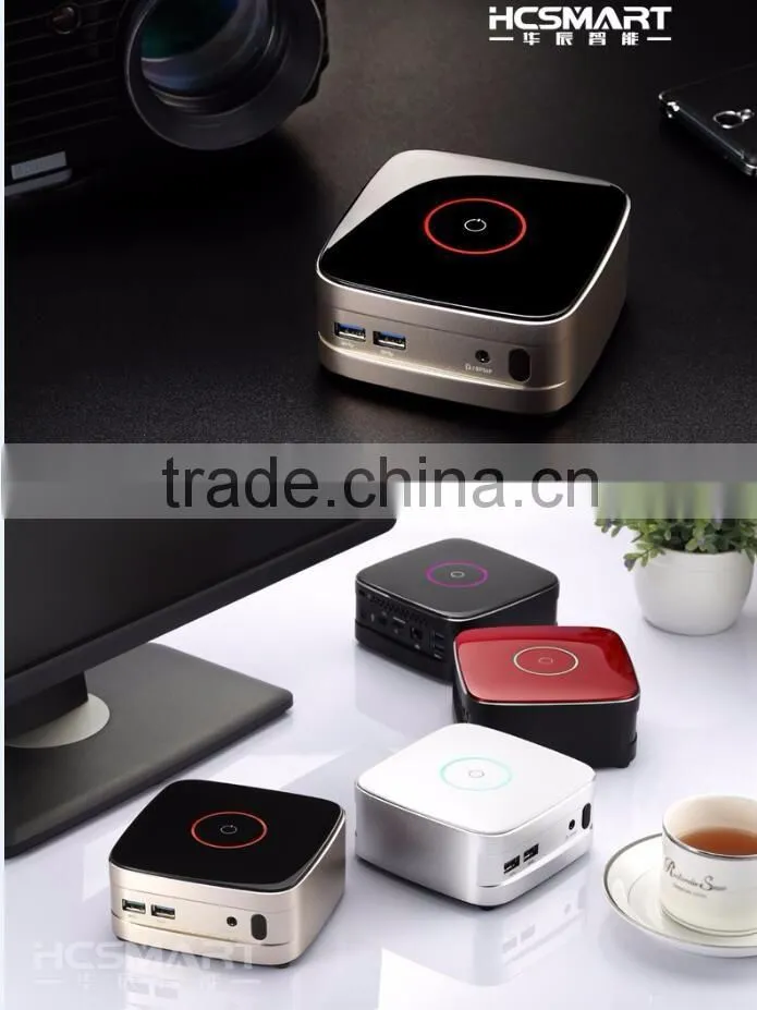 10*10cm NUC J1900 industrial fanless 4k mini pc 12v