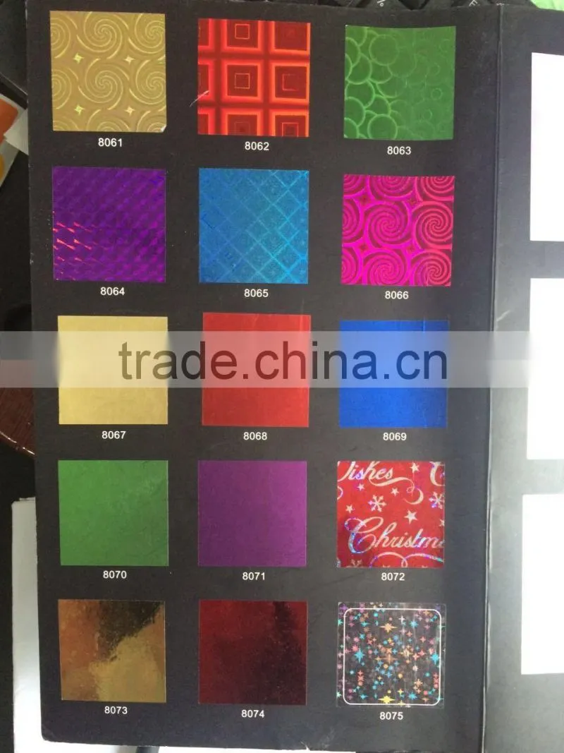 Laser BOPP transparent hologram Adhesive Sticker