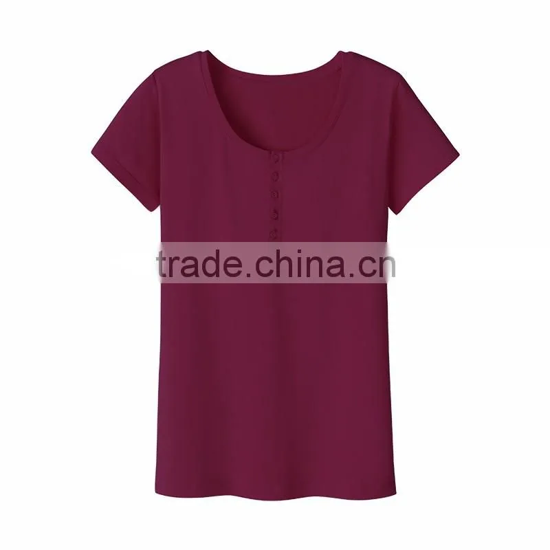 manufacturer china women's clothing cotton bluk t- shirt made in china