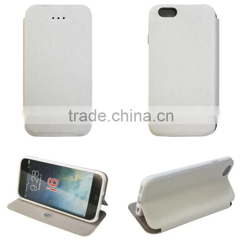 Colorful handheld super slim cheap pu leather magic closure phone cover for iphone 6