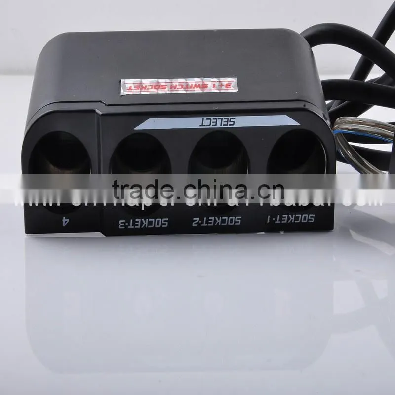 3 Way Toggle Switch Car Cigarette Socket Splitter
