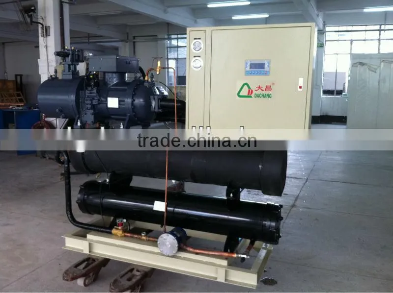 Industrial water chiller with air cooled system