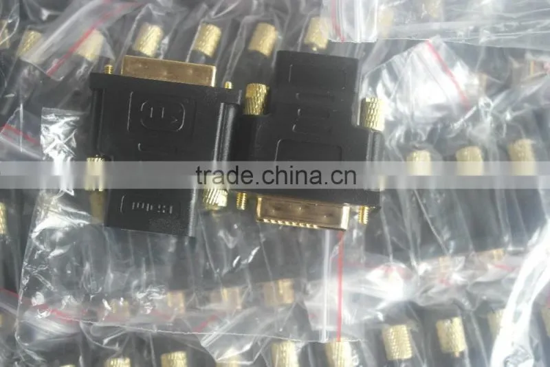 24k gold plated HDMIA female to DVI Male adapter