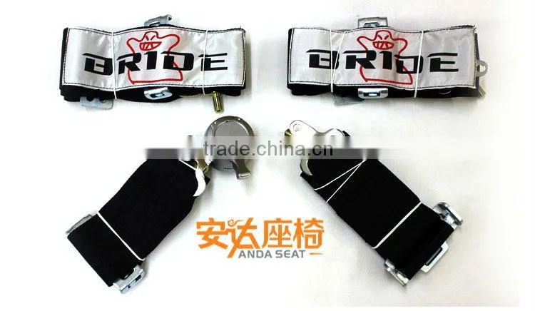 BRIDE Quick Release Buckle Seat Belt/3 Inch 4 Point