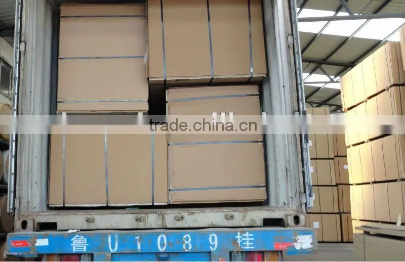 9m12mm15mm18mm E1 and E2 grade chipboard/particle board-Green core moistureproof particle board