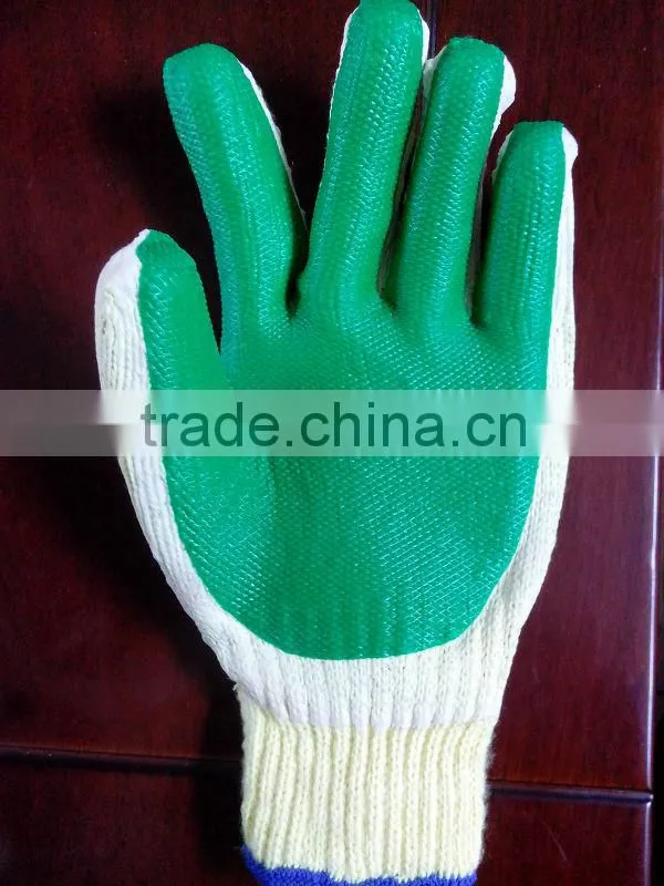 latex palm coated cotton global safety glove