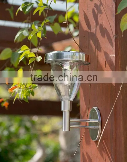 hot selling stainless steel solar led outdoor wall light solar wall led light outdoor wall lighting