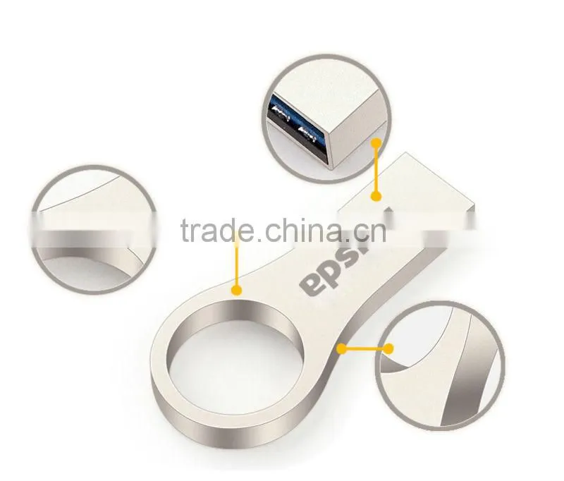 Hot selling! Promotional gift metal swivel usb flash drive 16gb