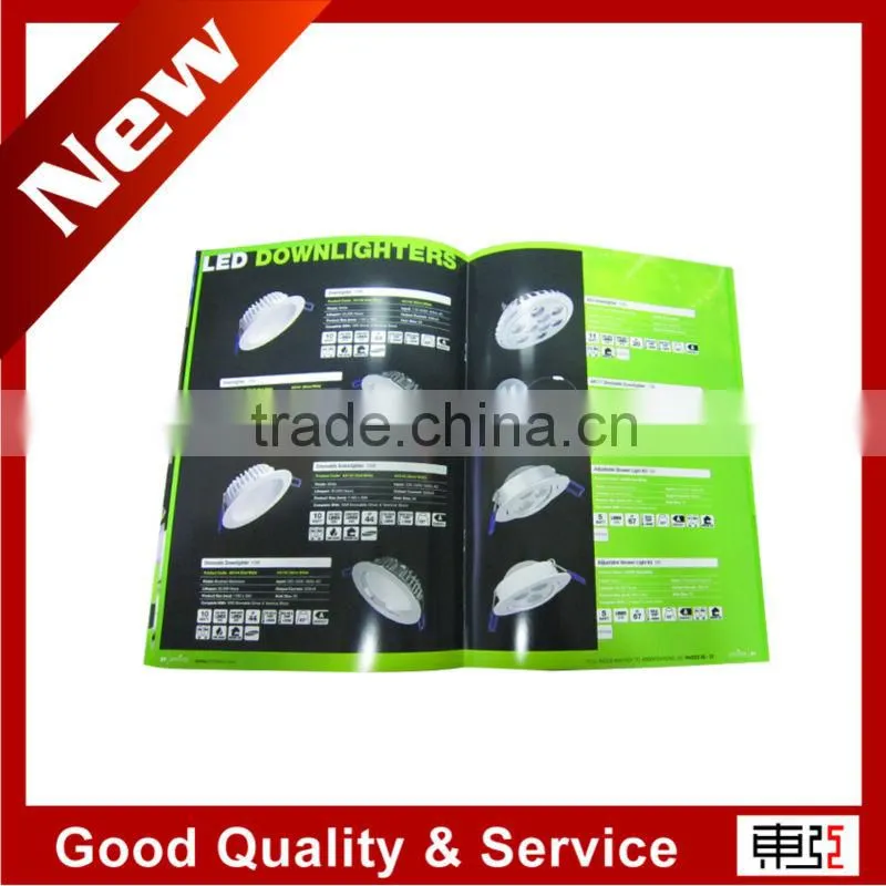 Glossy Soft Cover LED Lights Catalogue Printing Offer in China