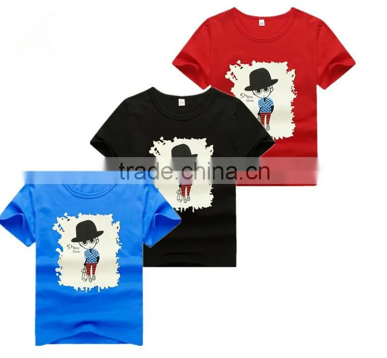 Low price wholesale cotton half sleeve T-shirt