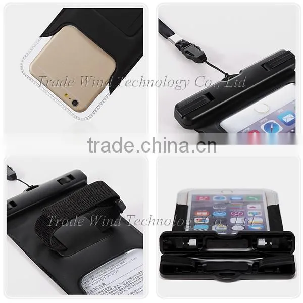 Universal ABS PVC Waterproof Pouch DRY Bag Case for iPhone 6 6S 6 Plus for Samsung S6 S5 S4 S3 Note 2 3 4 for Swimming
