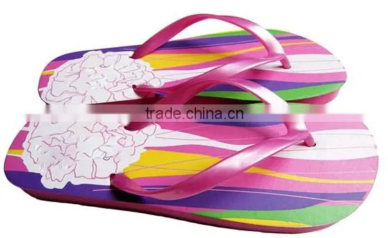 digital printing lady flip fl0p comfortable slipper cheap wholesale sandal