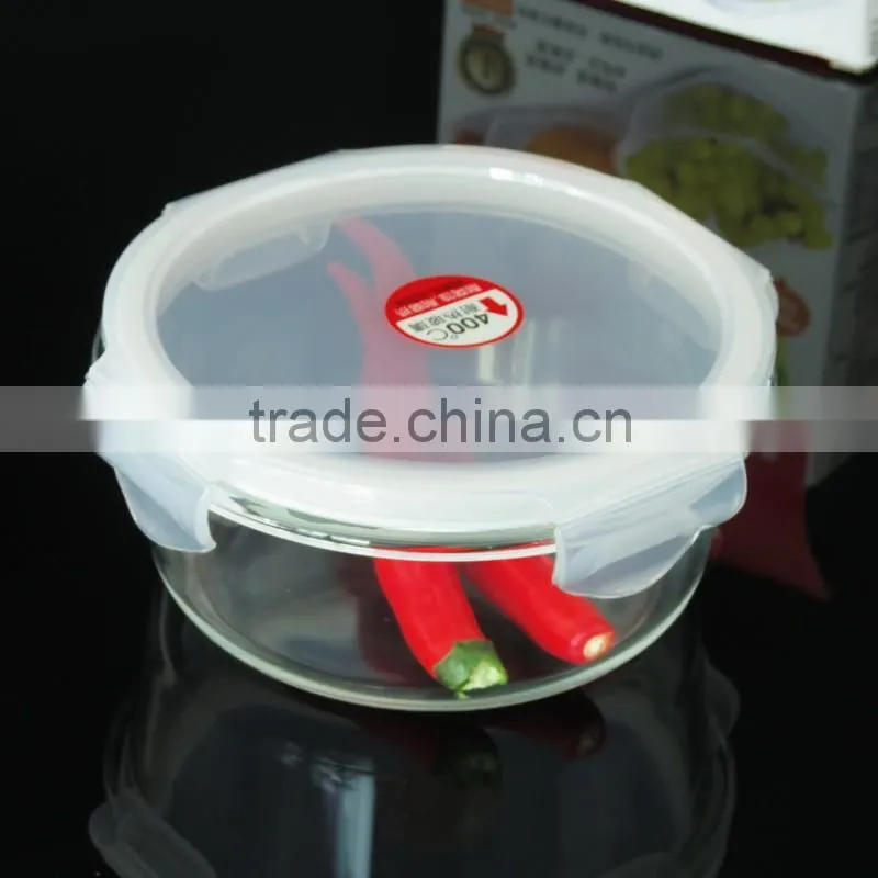660ml high borosilicate Material and Eco-Friendly Feature pyrex glass food bowl