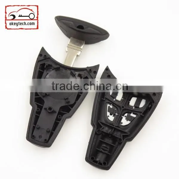 High Quatity Saab remote key shell Car Key saab soft 4 button with blank romote key case saab fob