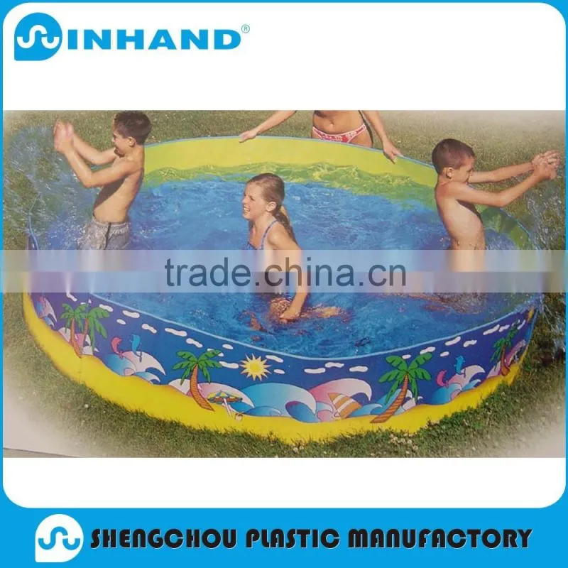 pvc Inflatable round 3 rings swimming pools/giant inflatable pool/inflatable swimming pool with pump