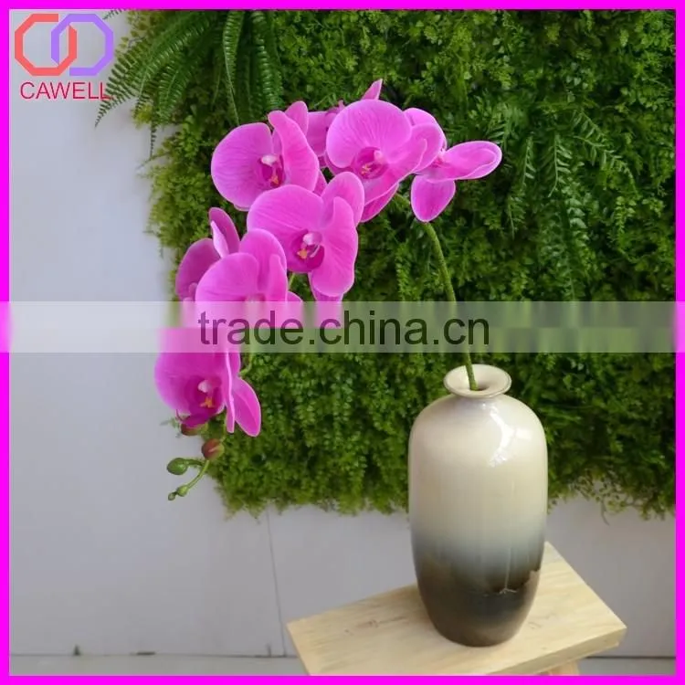 real touch nice wedding silk purple artificial phalaenopsis