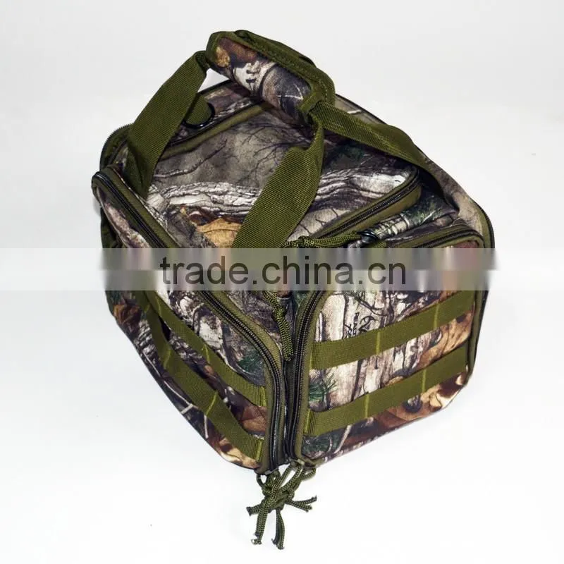 camo polyester canvas can cooler bag for camping