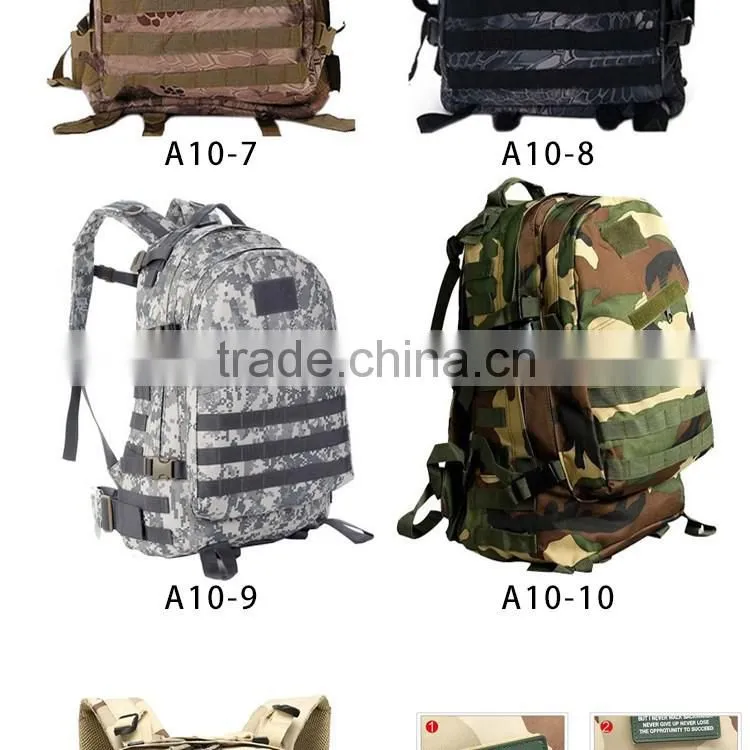 High Quality Snow Camo Outdoor Backpack Tactical Military Backpack