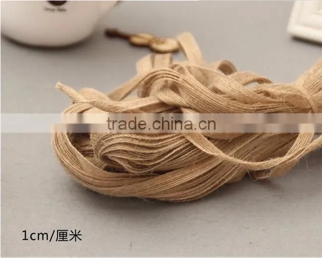 Factory Direct Sale High Quality Hemp Jute Webbing
