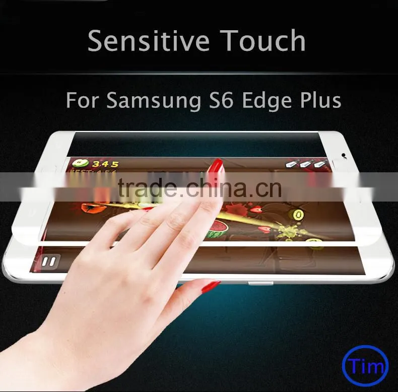 For Samsung Galaxy S6 edge+ tempered glass screen protector Curved design with retail package