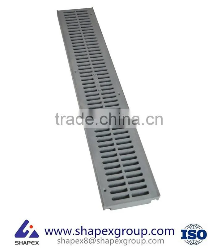 NDS 241-1 Spee-D Channel Drain Grate, Gray