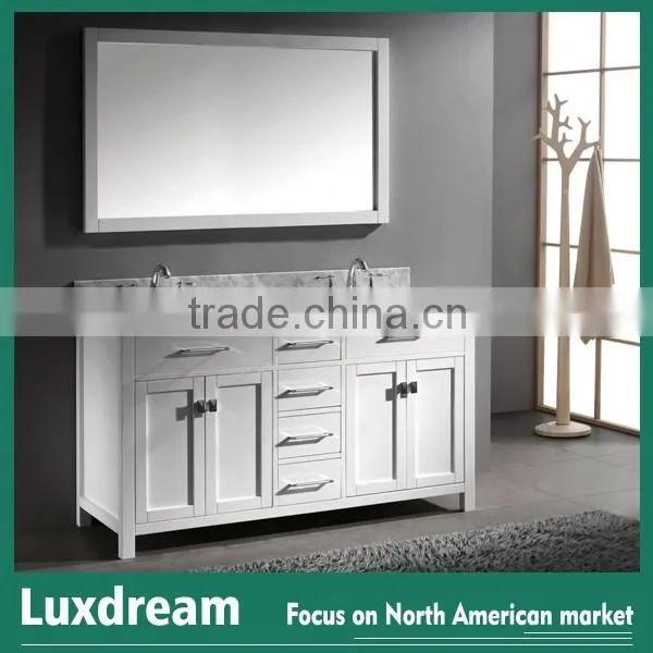 Modern new premium bathroom vanity with Double Sinks
