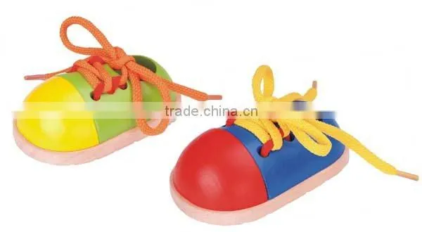 Cheap Kids Wooden Lacing