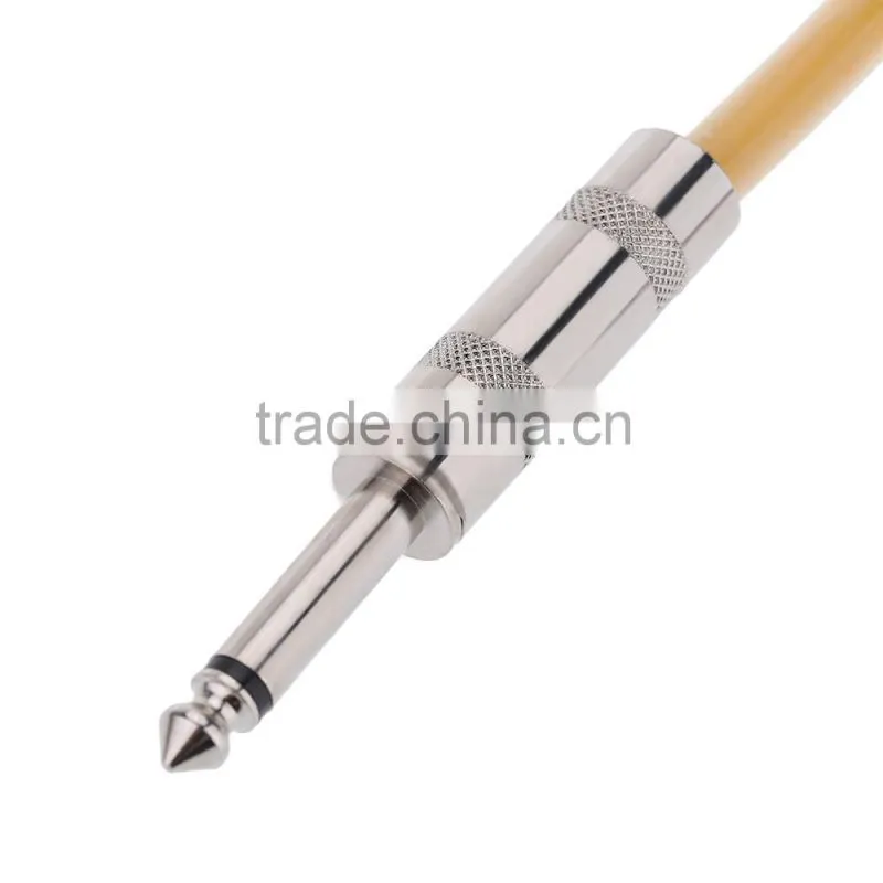 6m / 20ft Guitar Bass Amplifier Cable Professional Instrument Cable Patch Head 6.35mm Jack Plug