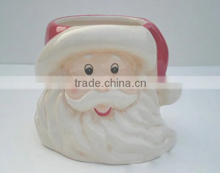 Wholesale ceramic Christmas 3D mug