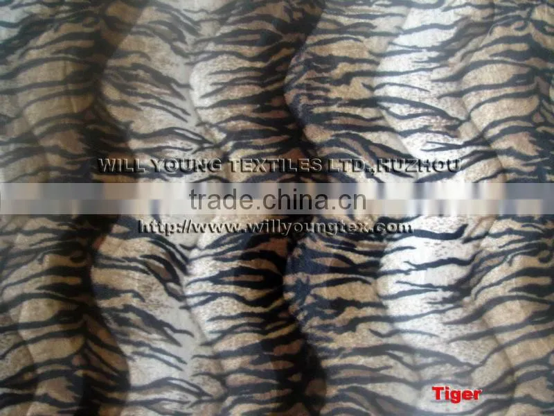 New design velboa print velboa fabric
