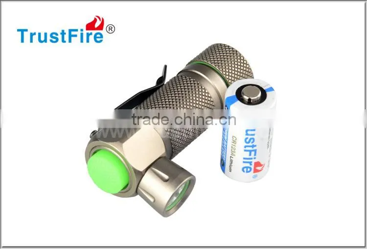Trustfire LED mini keychainrechargeable torch led stainless steel pocket flashlight
