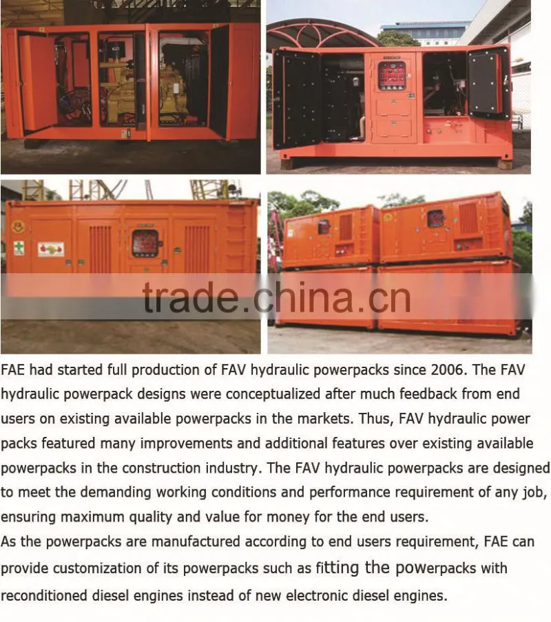 FAECHINA High efficiency hydraulic pedrail long screw vibratory hammer pile driver