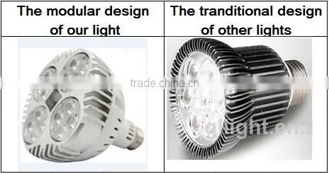 decorative indoor plant lights Par 30 35w IP65 led grow light