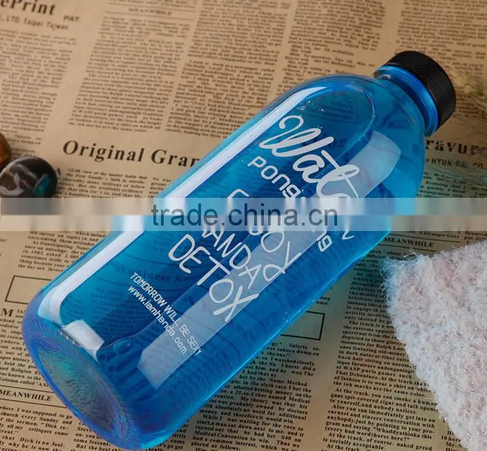 Top-Rated Supplier 600ml BPA free LFGB plastic custom joyshaker sports bottles With stainless steel lid