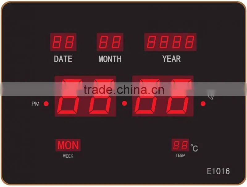 Digital calendar home decor indoor digital clock small digital clock