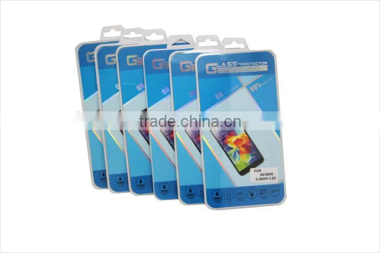 2.5D round edge silicone glue tempered glass screen protector for samsung galaxy s4