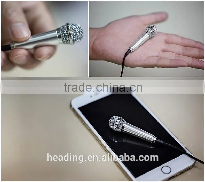 2016 hot selling wired cell phone mini microphone for apple phone and android phone