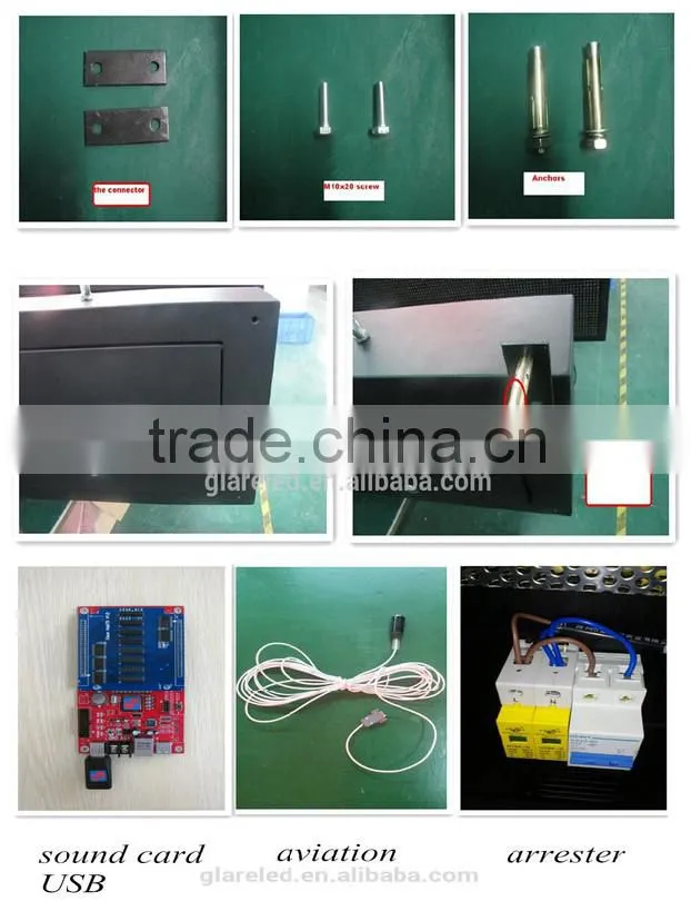 single color P12 outdoor led digital display signs