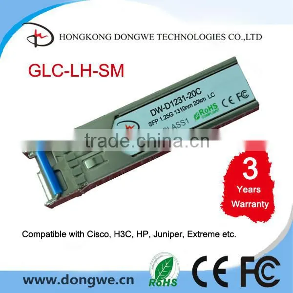 SFP Module, 155M, 1550nm, 150km, LC, Optic Module/Transceiver, Compatible with Cisco, HP, H3C etc