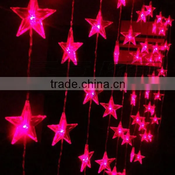 LED low power series connection curtain string light