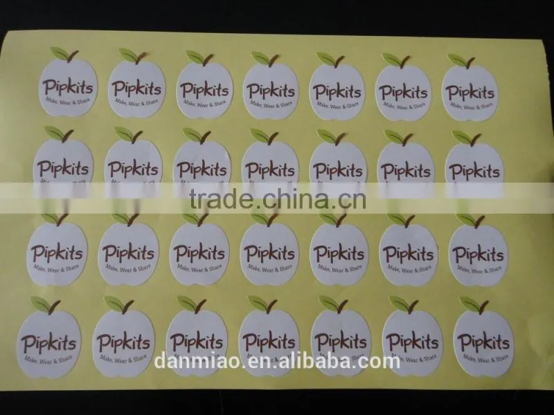 Intaglio printing security paper sticker