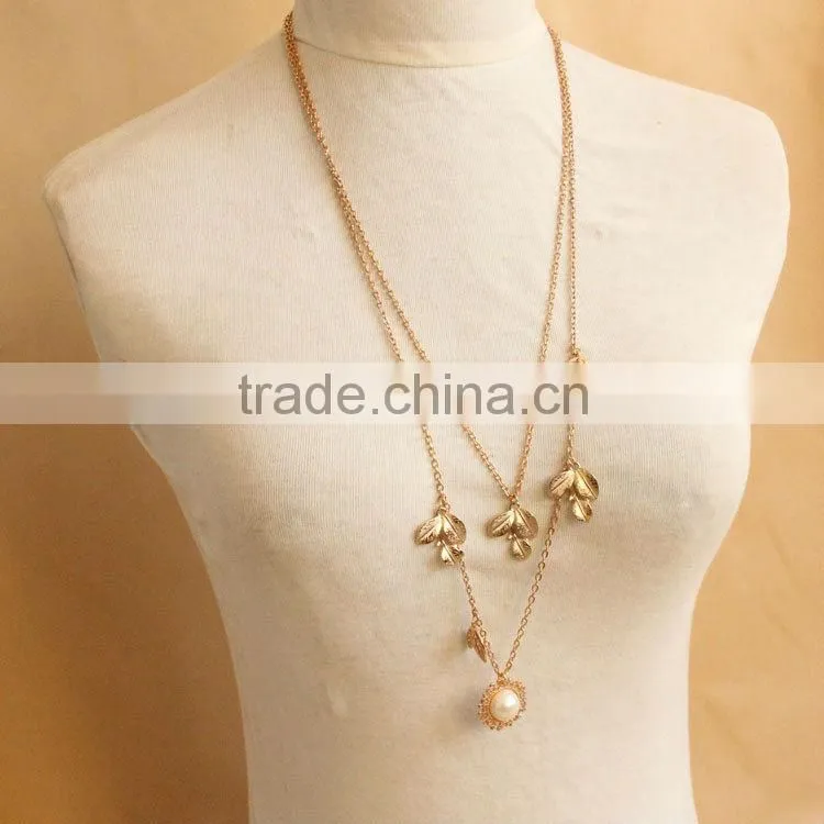 MYLOVE pearl korean style chain fashion coat chain sweaterchain MLSC-18