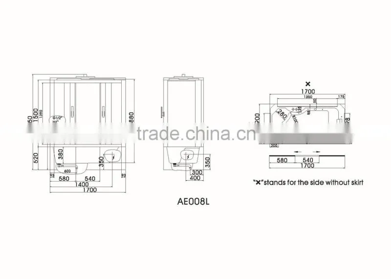 CRW AE008 Luxurious Indoor Steam Shower