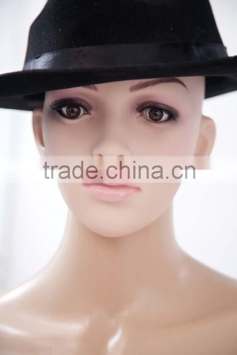 Environmental Plastic Female head mannequin