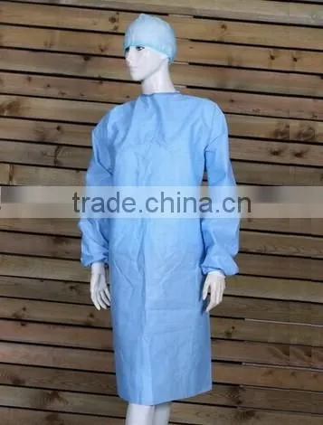 non-woven disposable gown for adult